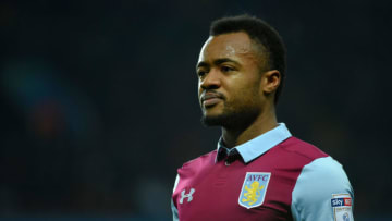 BIRMINGHAM, ENGLAND - DECEMBER 29: Jordan Ayew of Aston Villa during the Sky Bet Championship match between Aston Villa and Leeds United at Villa Park on December 29, 2016 in Birmingham, England. (Photo by Malcolm Couzens/Getty Images)