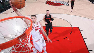 PORTLAND, OR - JANUARY 31: Zach LaVine
