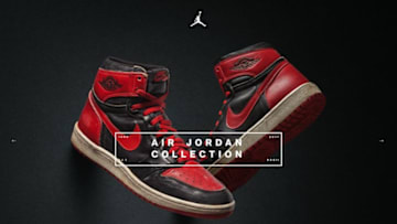 The view of the Air Jordan Online Collection front page when fans open up the site. Photo courtesy of Jordan.