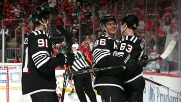 Jesper Bratt #63 of the New Jersey Devils. (Photo by Jamie Squire/Getty Images)