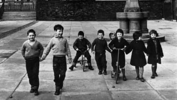 Children in the Gorbals, Glasgow.