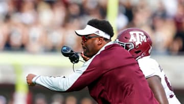 STARKVILLE, MS - NOVEMBER 5: Head coach Kevin Sumlin of the Texas A