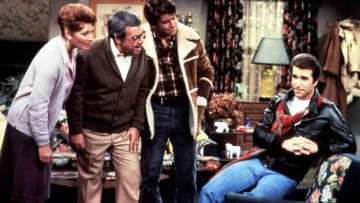 The epitome of cool: Henry Winkler as the Fonz in Happy Days.