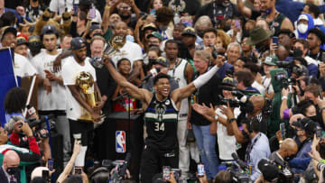 Milwaukee Bucks Giannis Antetokounmpo (Jeff Hanisch-USA TODAY Sports