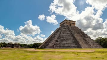 Chichen Itza's Pyramid of Kukulcan in Yucatán, Mexico.