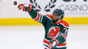 New Jersey Devils defenseman P.K. Subban (76): (Vincent Carchietta-USA TODAY Sports)