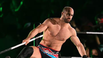 TOKYO,JAPAN - JUNE 29: Cesaro enters the ring during the WWE Live Tokyo at Ryogoku Kokugikan on June 29, 2019 in Tokyo, Japan. (Photo by Etsuo Hara/Getty Images)