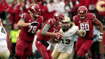 PULLMAN, WA - SEPTEMBER 17: Quarterback Luke Falk