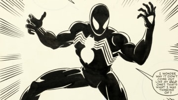 Spidey's black costume change from 1984 suddenly got very expensive.