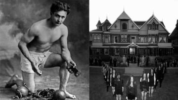 Harry Houdini once dropped in on the Winchester Mystery House, purportedly home to ghosts galore.
