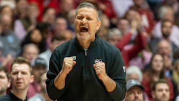 Jan 25, 2023; Tuscaloosa, Alabama, USA; Mississippi State Bulldogs head coach Chris Jans reacts during the first half against the Alabama Crimson Tide at Coleman Coliseum. Mandatory Credit: Marvin Gentry-USA TODAY Sports