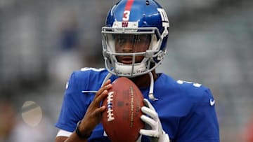 EAST RUTHERFORD, NJ - AUGUST 11: Geno Smith (Photo by Rich Schultz/Getty Images)