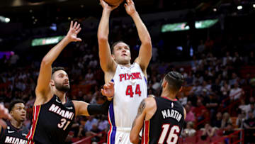 Bojan Bogdanovic #44 of the Detroit Pistons. (Photo by Megan Briggs/Getty Images)