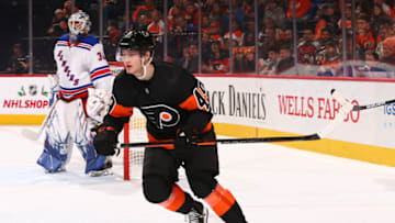 Joel Farabee, Philadelphia Flyers (Photo by Mitchell Leff/Getty Images)