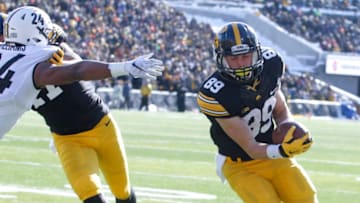 IOWA CITY, IA - NOVEMBER 21: Wide receiver Matt VandeBerg