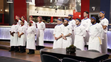HELL’S KITCHEN: Contestants in the “Fusion Confusion” episode of HELL’S KITCHEN airing Thursday, Nov. 2 (8:00-9:01 PM ET/PT) on FOX. © 2023 FOX MEDIA LLC. CR: FOX.