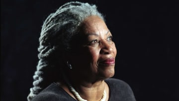 A portrait of Toni Morrison from 2002.