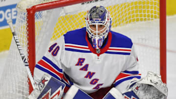 New York Rangers goaltender Alexandar Georgiev (40) . Mandatory Credit: Eric Hartline-USA TODAY Sports
