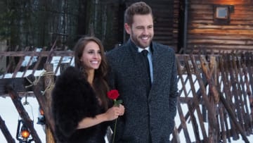 THE BACHELOR - "Episode 2110" - The compelling live three-hour television event will begin with America watching along with the studio audience, as Nick Viall's journey to find love comes to its astonishing conclusion. Find out if Nick gets his happy ending on the season finale of "The Bachelor," MONDAY, MARCH 13 (8:00-10:01 p.m. EST), on The ABC Television Network. (ABC/Terhi Tuovinen)VANESSA, NICK VIALL
