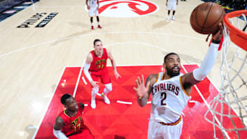 ATLANTA, GA - APRIL 9: Kyrie Irving