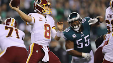 PHILADELPHIA, PA - OCTOBER 23: Quarterback Kirk Cousins