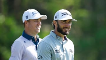 Justin Thomas and Max Homa, 2023 PLAYERS Championship,(Photo by Cliff Hawkins/Getty Images)