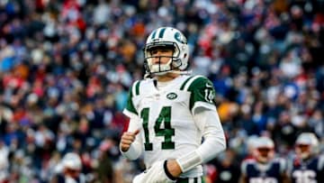 Sam Darnold #14 of of the New York Jets (Photo by Jim Rogash/Getty Images)
