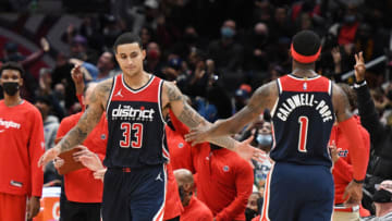 Kyle Kuzma and Kentavious Caldwell-Pope, Washington Wizards. (Photo by Mitchell Layton/Getty Images)