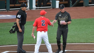 Arizona baseball coach Jay Johnson. (Steven Branscombe-USA TODAY Sports)