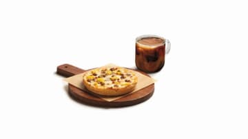 7-Eleven personal breakfast pizza, photo provided by 7-Eleven