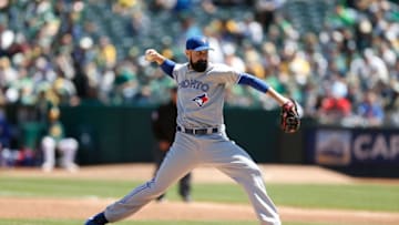 Matt Shoemaker #34 of the Toronto Blue Jays pitches in the bottom of the second inning. (Photo by Lachlan Cunningham/Getty Images)