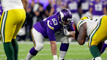 MINNEAPOLIS, MN - SEPTEMBER 18: Guard Brandon Fusco