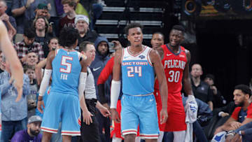 SACRAMENTO, CA - DECEMBER 23: Buddy Hield #24 of the Sacramento Kings reacts during the game against the New Orleans Pelicans on December 23, 2018 at Golden 1 Center in Sacramento, California. NOTE TO USER: User expressly acknowledges and agrees that, by downloading and or using this photograph, User is consenting to the terms and conditions of the Getty Images Agreement. Mandatory Copyright Notice: Copyright 2018 NBAE (Photo by Rocky Widner/NBAE via Getty Images)