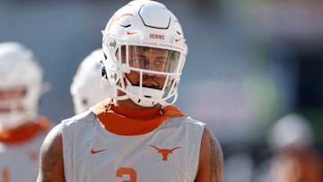 Ja'Quinden Jackson, Texas Football (Photo by Tim Warner/Getty Images)