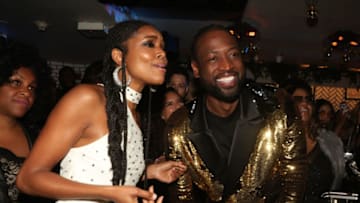 NEW YORK, NY - APRIL 10: Gabrielle Union (L) and Dwayne Wade attend the Dwyane Wade retirement dinner on April 10, 2019 in New York City. (Photo by Johnny Nunez/WireImage)