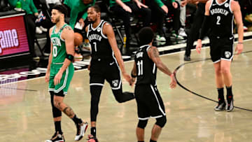 The Boston Celtics were deemed trade deadline winners by USA Today's Jeff Zillgitt for a bit of a strange reason in the Houdini's opinion (Photo by Steven Ryan/Getty Images)