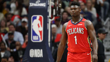 Former Duke basketball star Zion Williamson (Photo by Chris Graythen/Getty Images)