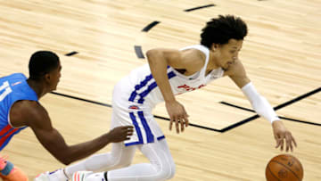 Cade Cunningham #2 of the Detroit Pistons (Photo by Ethan Miller/Getty Images)