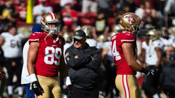 Nov 6, 2016; Santa Clara, CA, USA; San Francisco 49ers head coach Chip Kelly before the game against the New Orleans Saints at Levi's Stadium. Mandatory Credit: Kelley L Cox-USA TODAY Sports