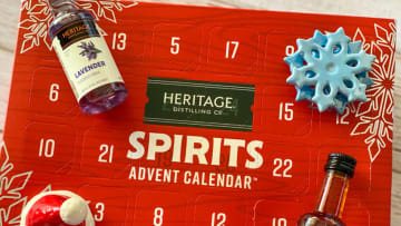 Liquor advent calendar, photo provided by Cristine Struble