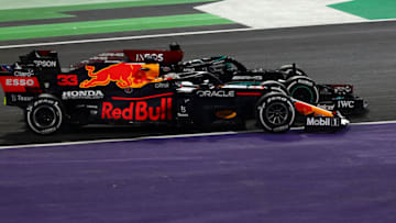 Max Verstappen, Lewis Hamilton, Formula 1 (Photo by Mark Thompson/Getty Images)