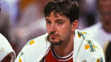 Toni Kukoc, Chicago Bulls (Photo by Mitchell Layton/Getty Images)