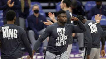Zion Williamson #1 of the New Orleans Pelicans (Photo by Ezra Shaw/Getty Images)