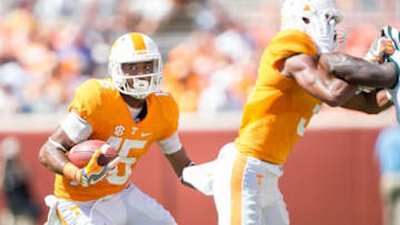 KNOXVILLE, TN - SEPTEMBER 17: Wide receiver Jauan Jennings