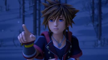Sora appears in a world inspired by Frozen in this Kingdom Hearts III trailer from E3 2018 (via Square-Enix).