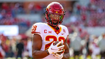 Breece Hall, Iowa State (Mandatory Credit: Kevin Jairaj-USA TODAY Sports)