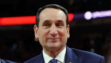 Duke basketball head coach Mike Krzyzewski (Photo by Lance King/Getty Images)