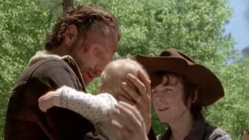 Rick Grimes, Judith, and Carl - The Walking Dead, AMC
