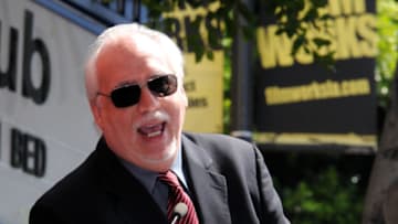 HOLLYWOOD, CA - SEPTEMBER 10: Writer J. Michael Straczynski participates in the Hollywood Walk Of Fame Star ceremony honoring Walter Koenig on September 10, 2012 in Hollywood, California. (Photo by Albert L. Ortega/Getty Images)