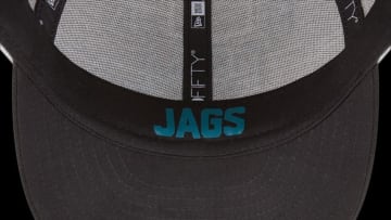Fans who buy the Jacksonville Jaguars NFL Draft Cap will see this on the inside. Photo courtesy of New Era.